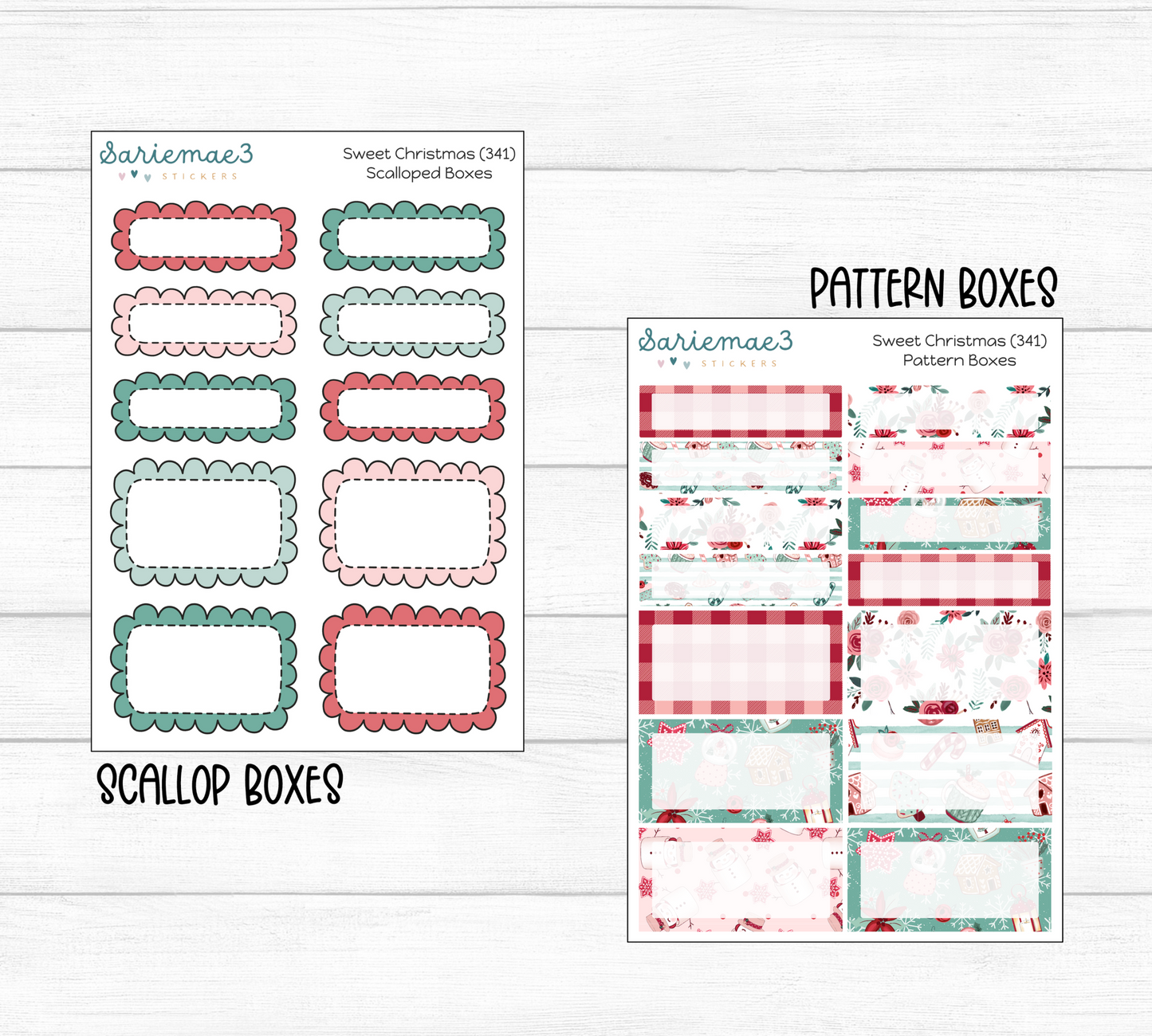Weekly Kit Add Ons, Sweet Christmas, Kit 341
