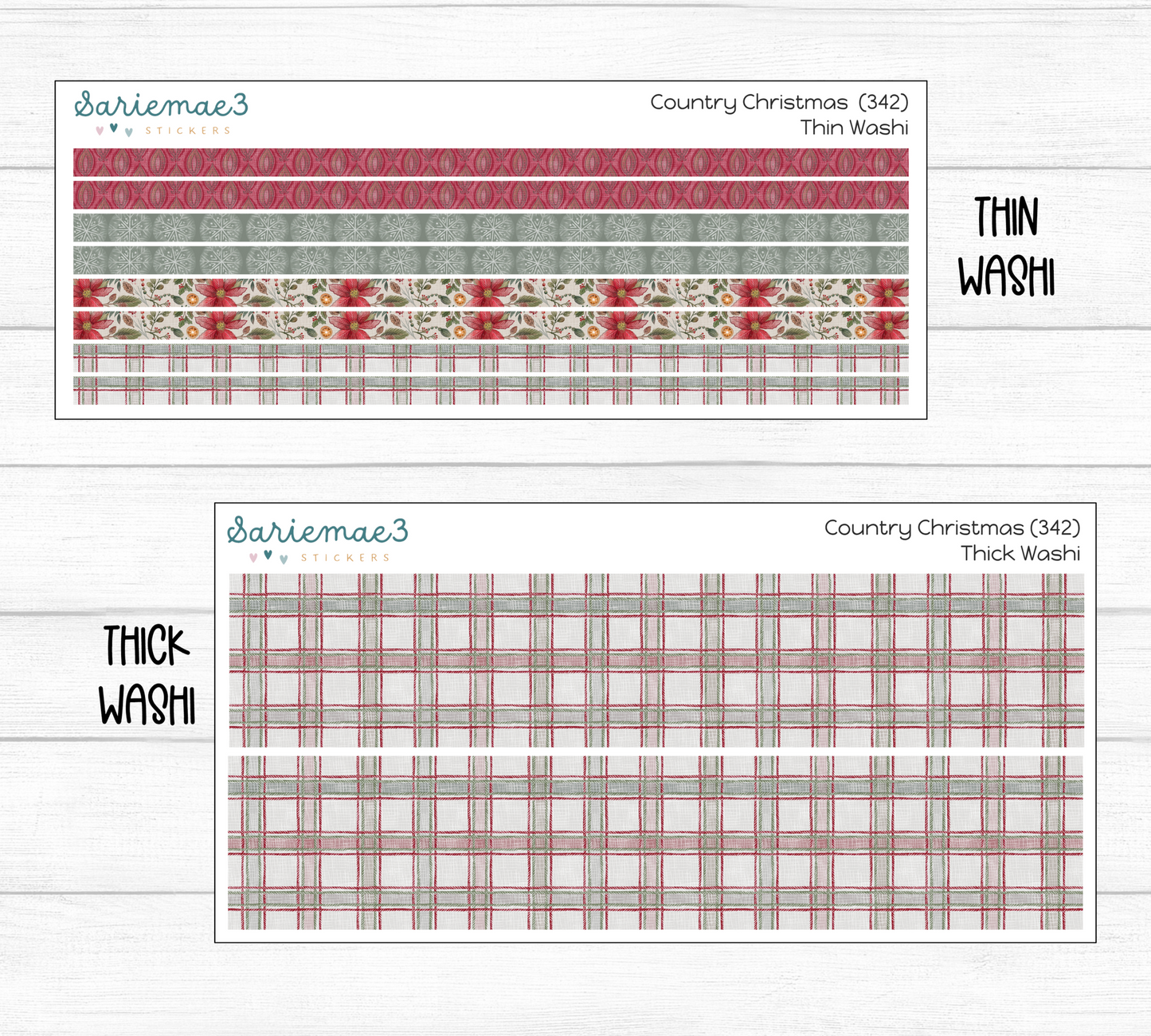 Weekly Kit Add Ons, Country Christmas, Kit 342