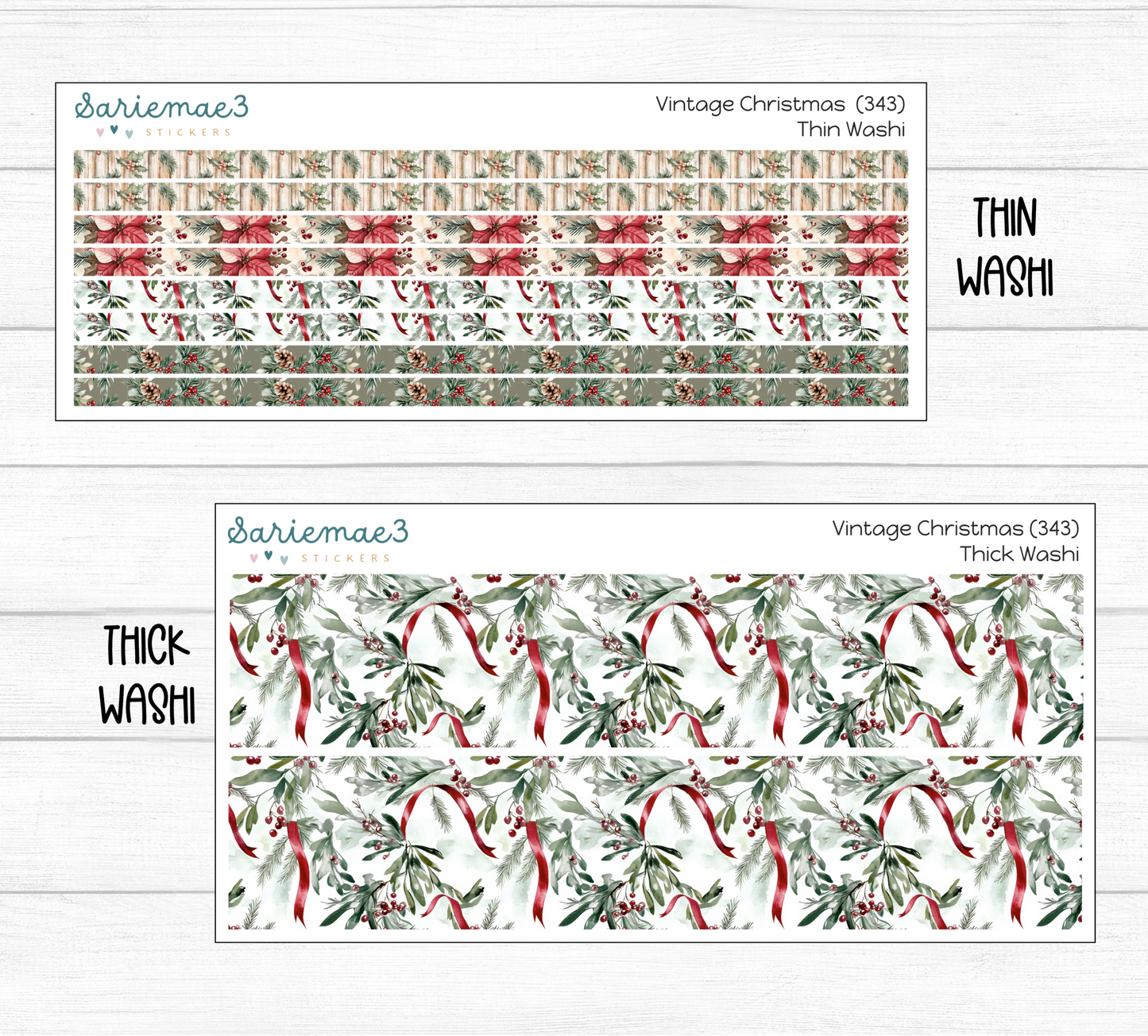 Weekly Kit Add Ons, Vintage Christmas, Kit 343