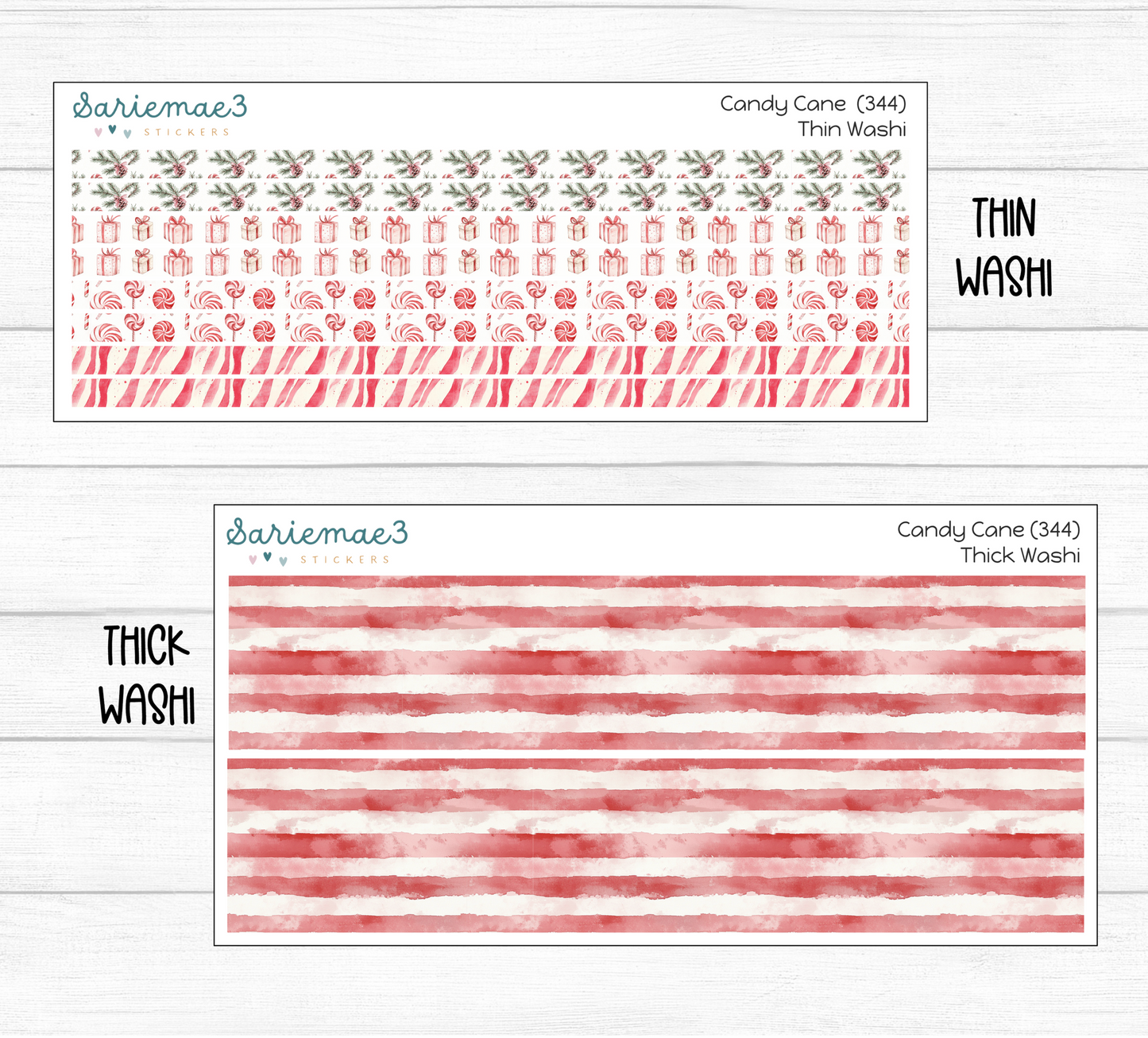 Weekly Kit Add Ons, Candy Cane, Kit 344