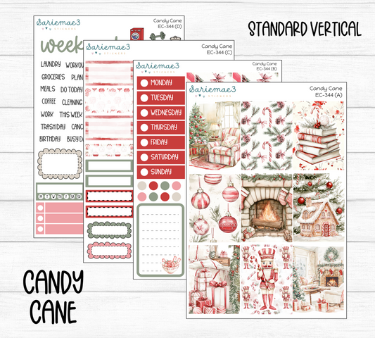 Vertical Weekly Kit, Candy Cane, V-344