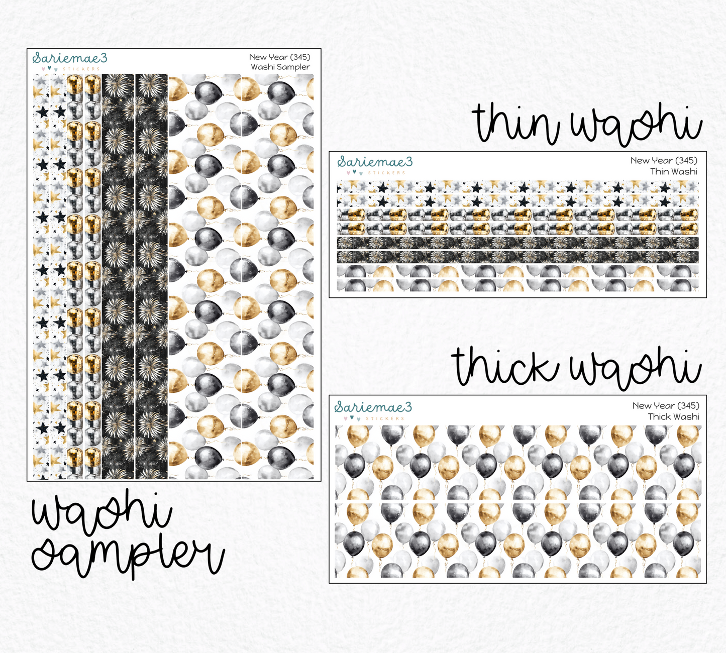 Weekly Kit Add Ons, New Year, Kit 345