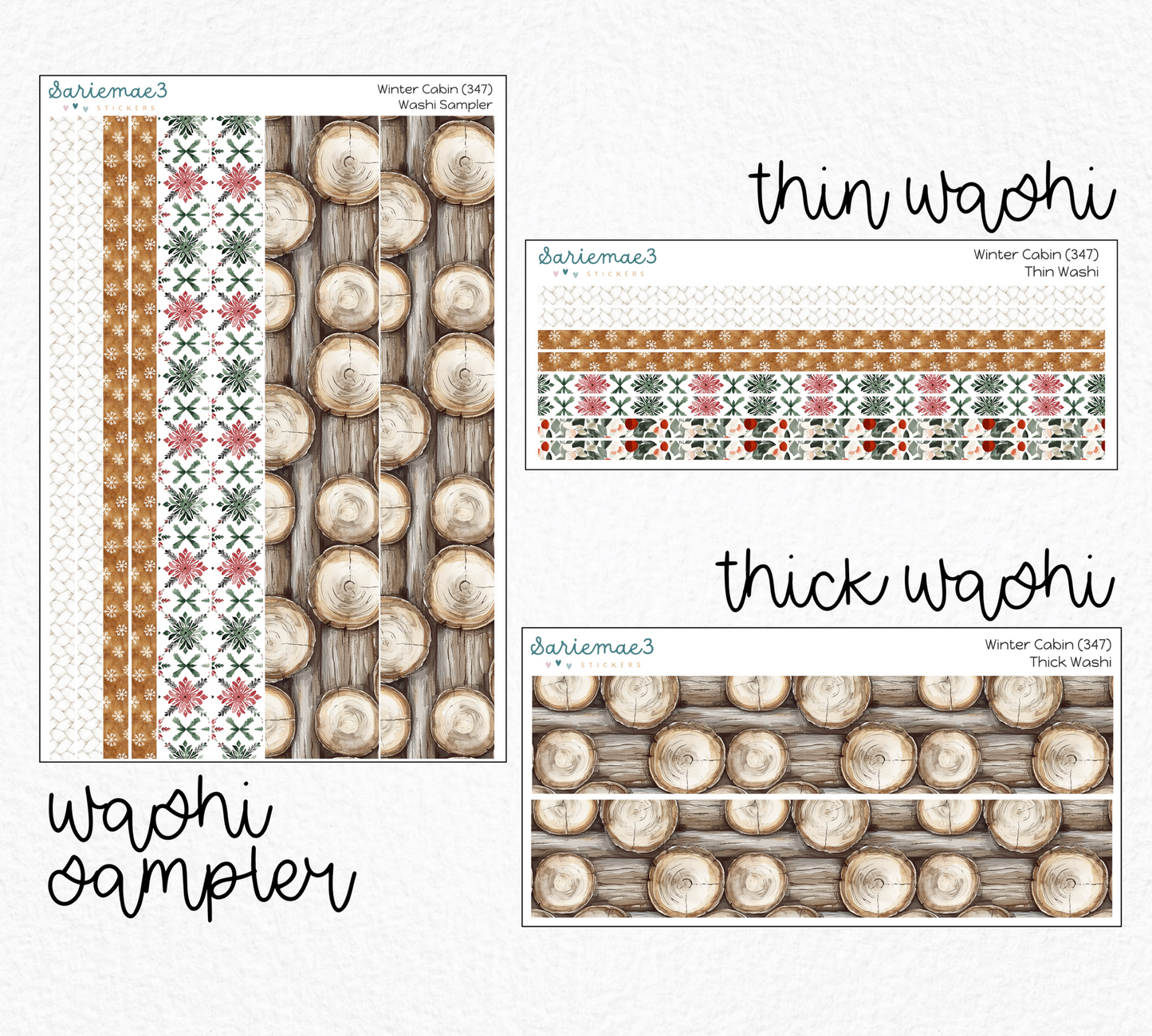 Weekly Kit Add Ons, Winter Cabin, Kit 347