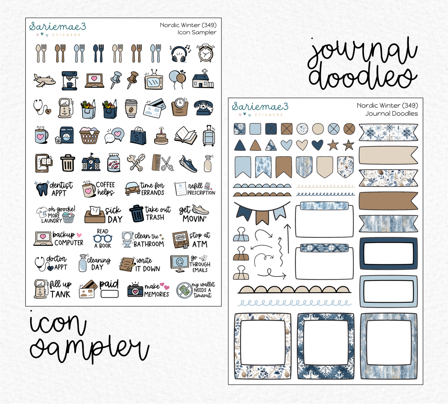 Weekly Kit Add Ons, Nordic Winter, Kit 349