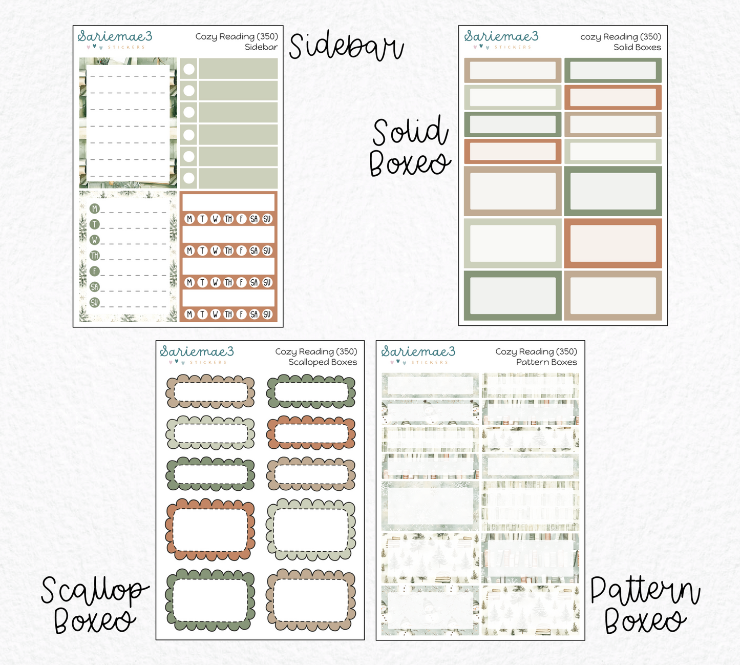 Weekly Kit Add Ons, Cozy Reading, Kit 350