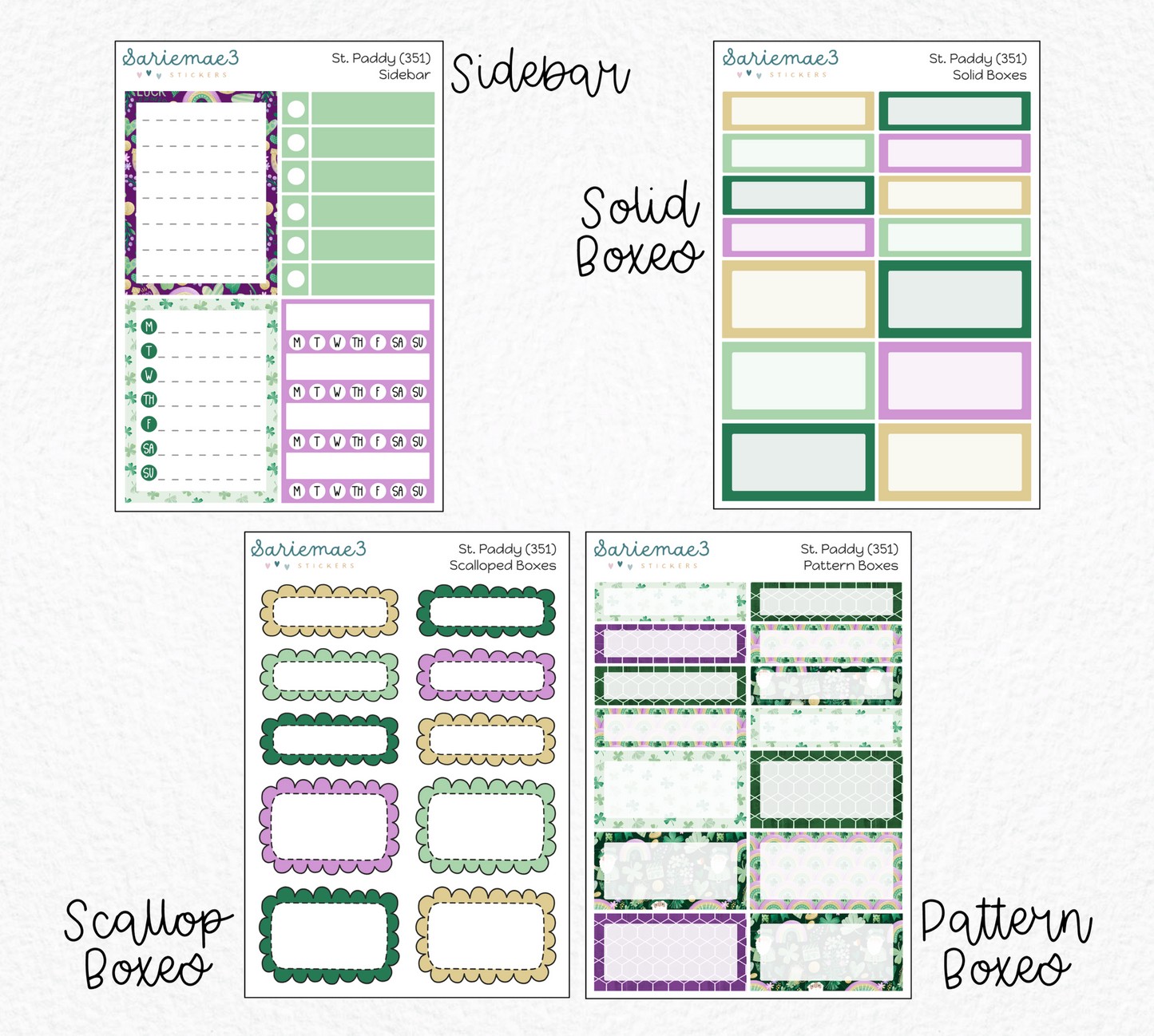 Weekly Kit Add Ons, St. Paddy, Kit 351