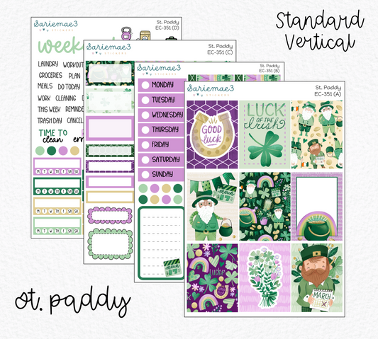 Vertical Weekly Kit, St. Paddy, V-351