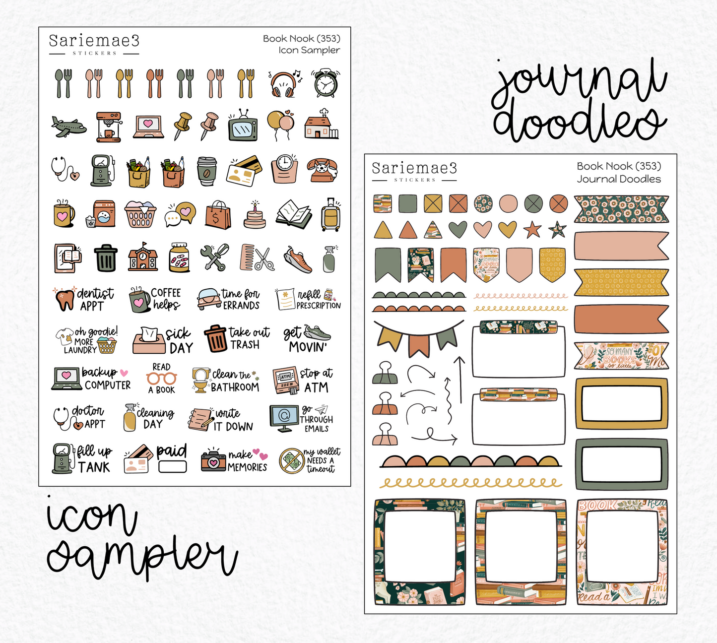 Weekly Kit Add Ons, Book Nook, Kit 353