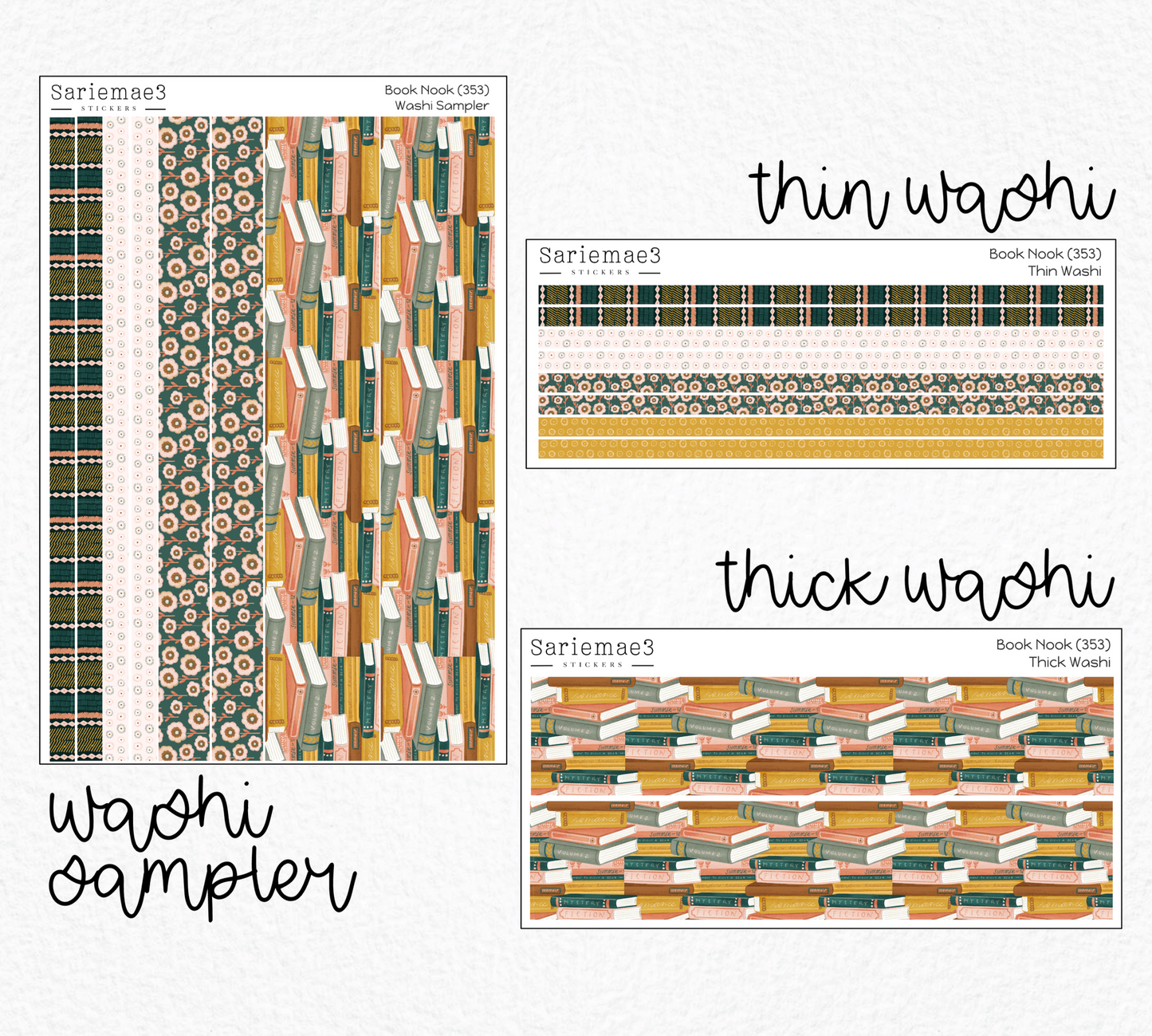 Weekly Kit Add Ons, Book Nook, Kit 353