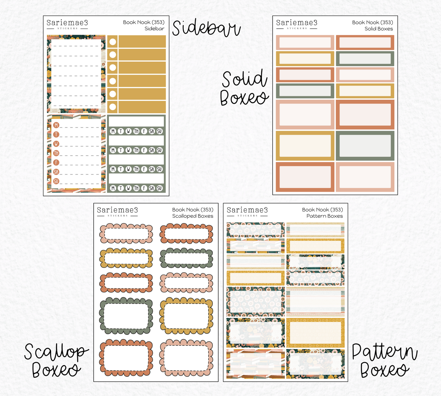 Weekly Kit Add Ons, Book Nook, Kit 353