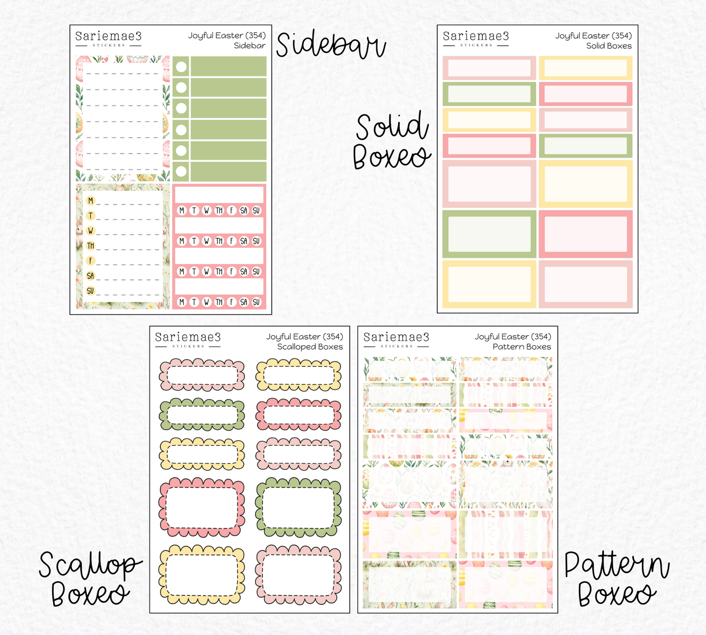 Weekly Kit Add Ons, Joyful Easter, Kit 354