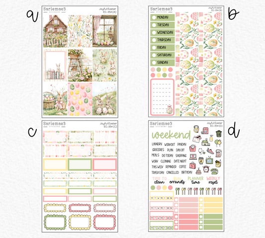 Vertical Weekly Kit, Joyful Easter, V-354