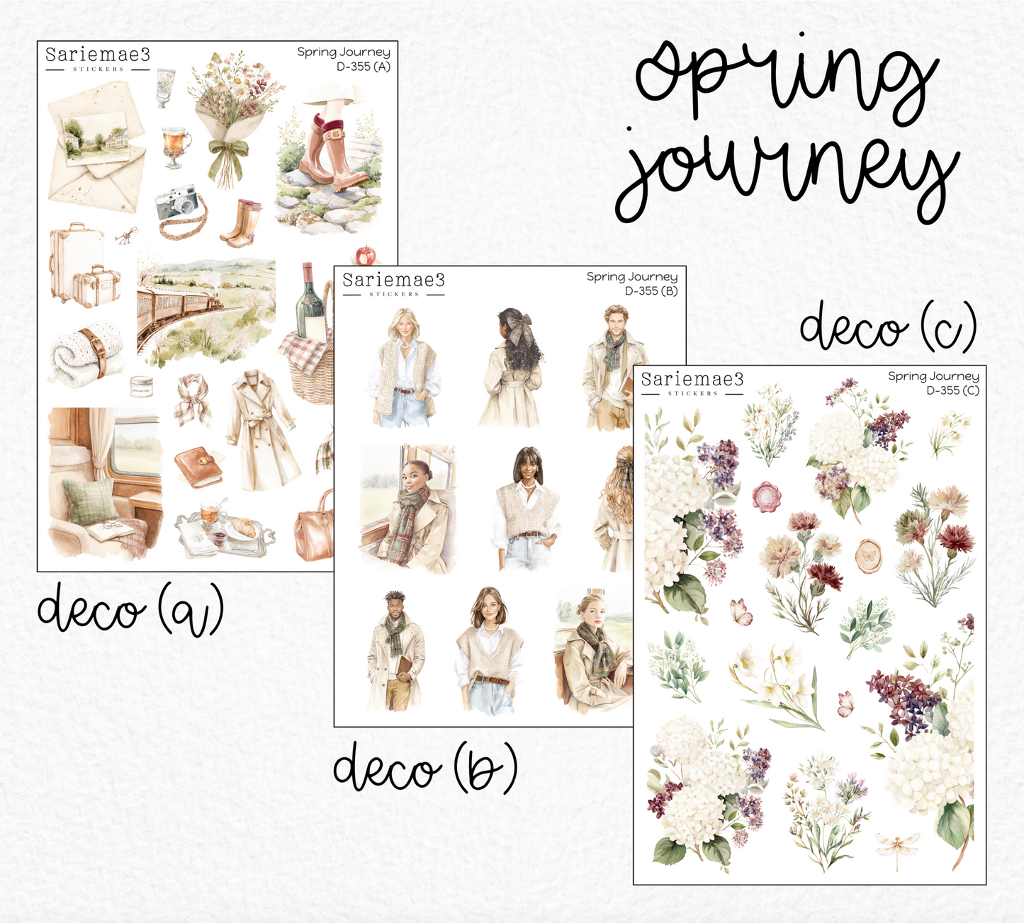 Weekly Kit Add Ons, Spring Journey, Kit 355