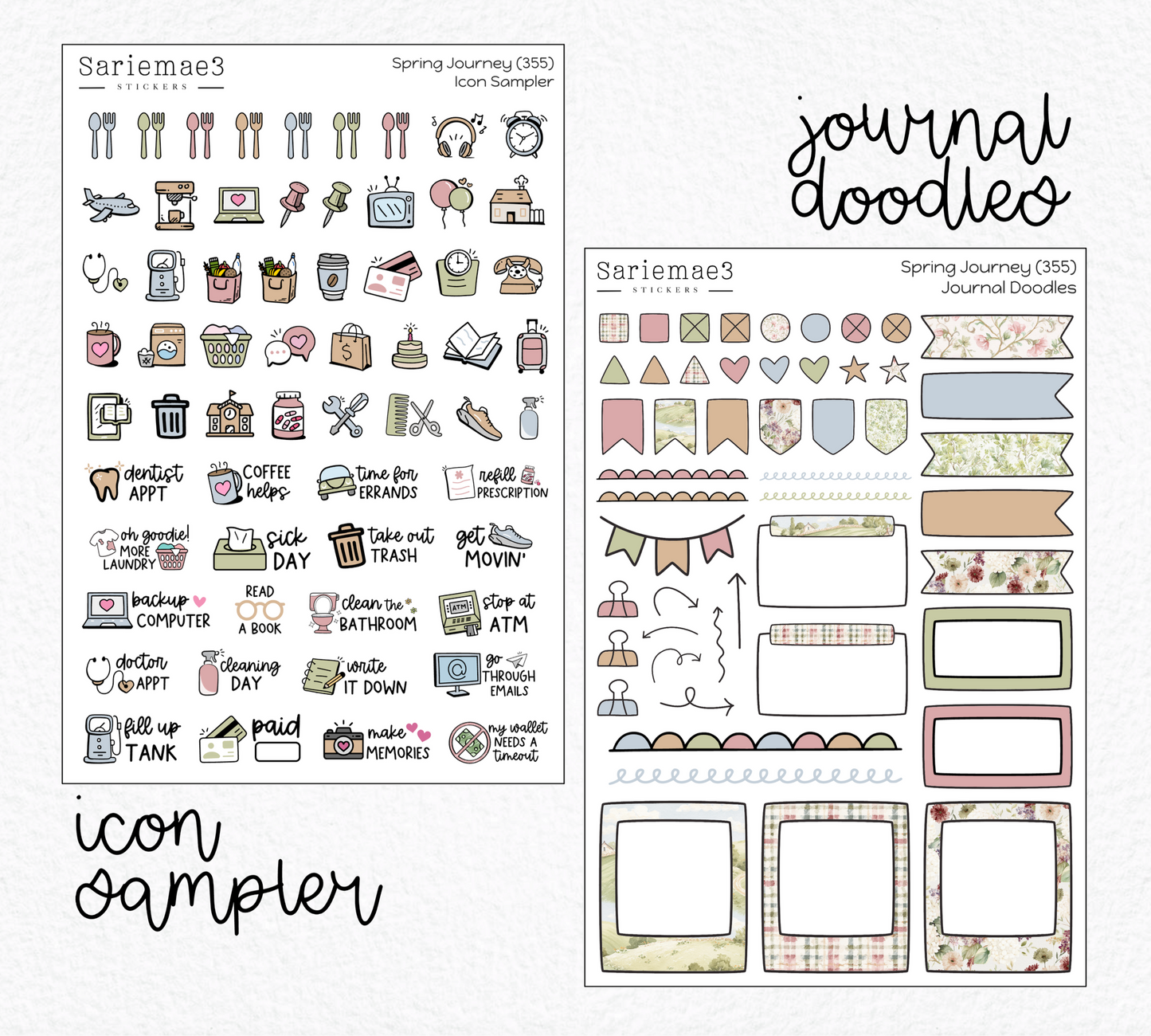 Weekly Kit Add Ons, Spring Journey, Kit 355