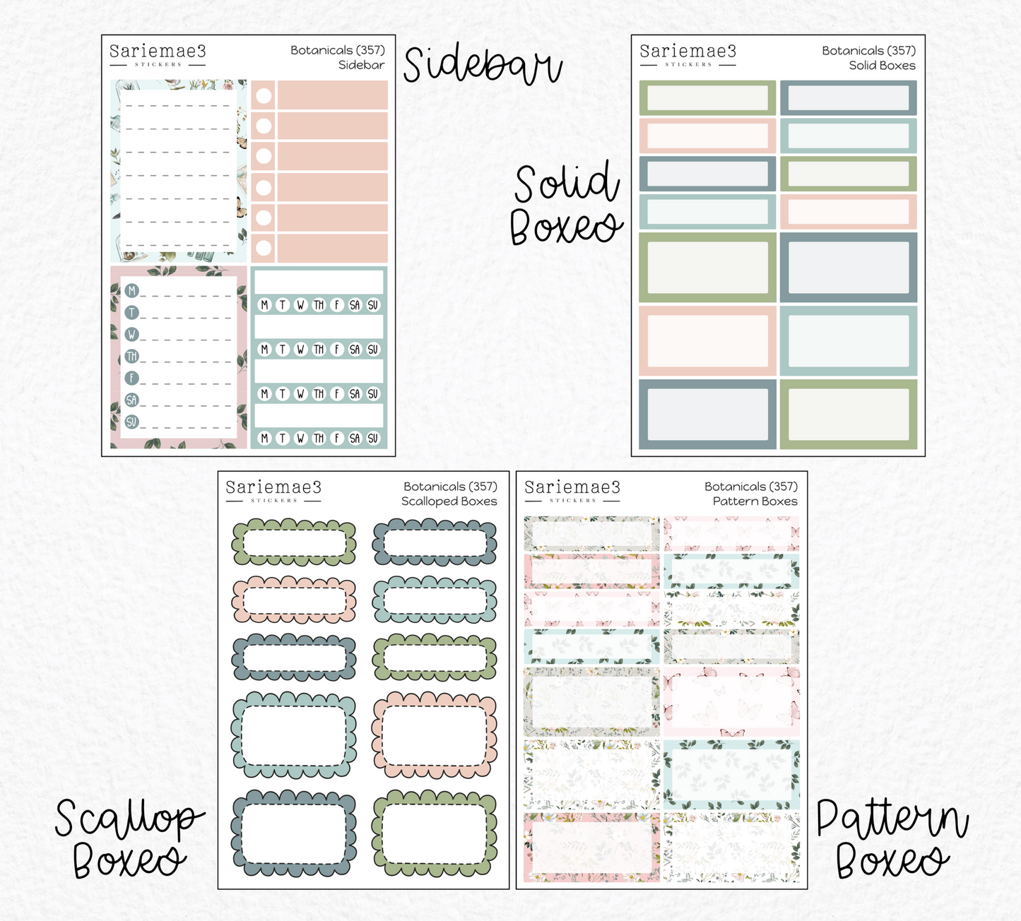 Weekly Kit Add Ons, Botanicals, Kit 357