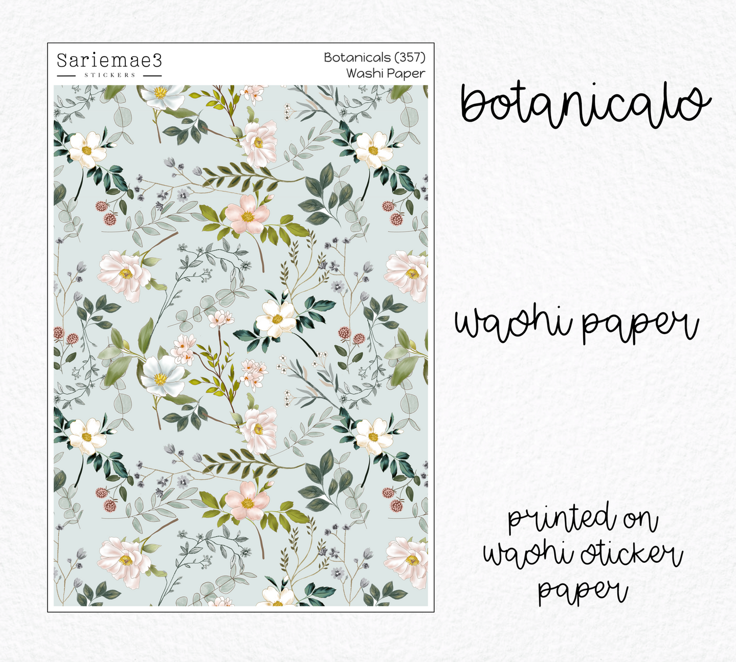 Weekly Kit Add Ons, Botanicals, Kit 357