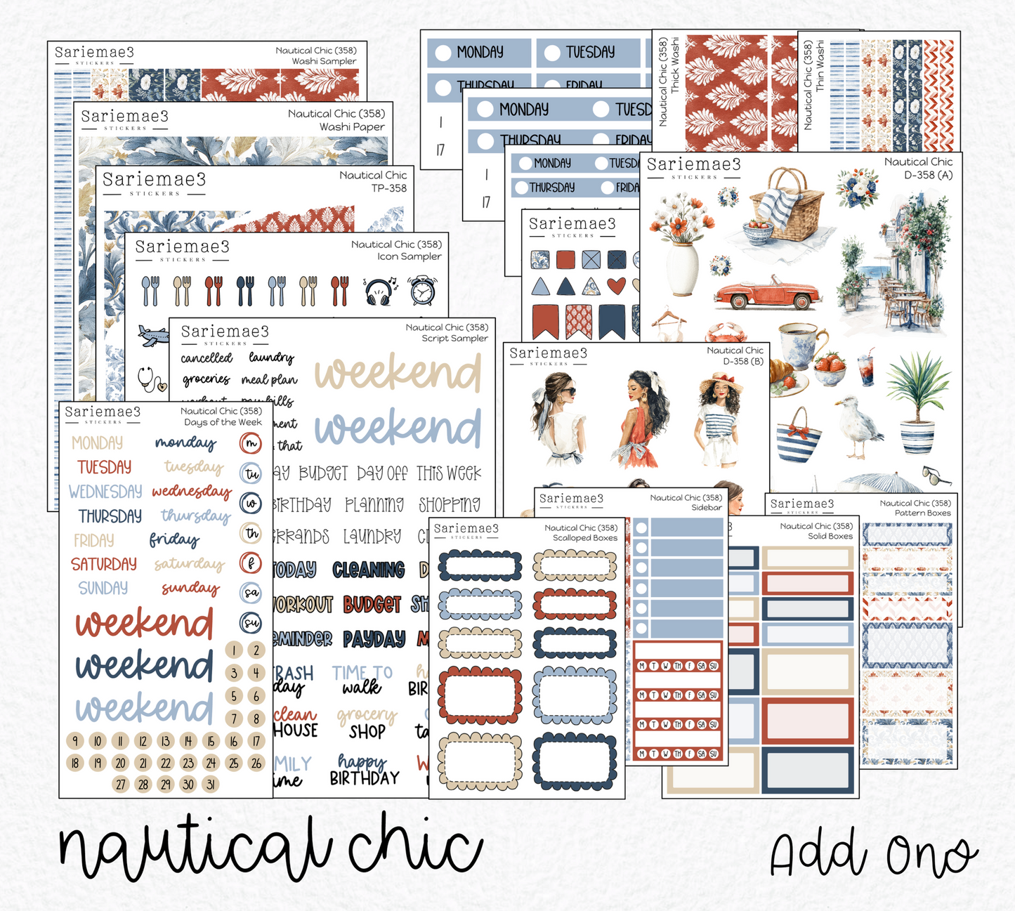 Mini Kit, Nautical Chic, MK-358