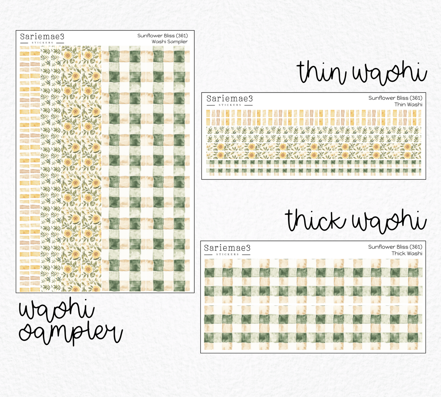 Weekly Kit Add Ons, Sunflower Bliss, Kit 361