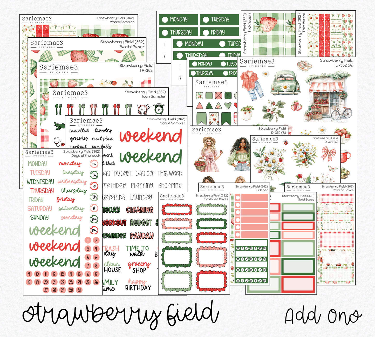 Mini Kit, Strawberry Field, MK-362