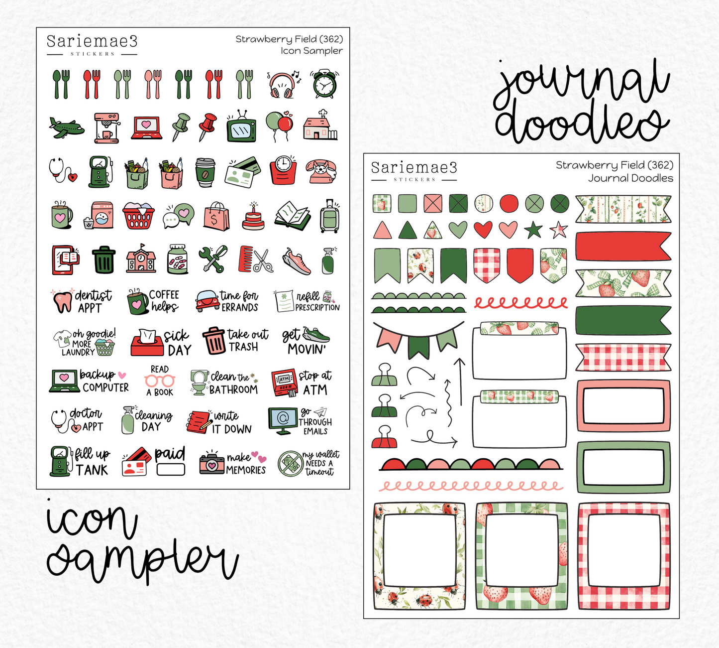 Weekly Kit Add Ons, Strawberry Field, Kit 362
