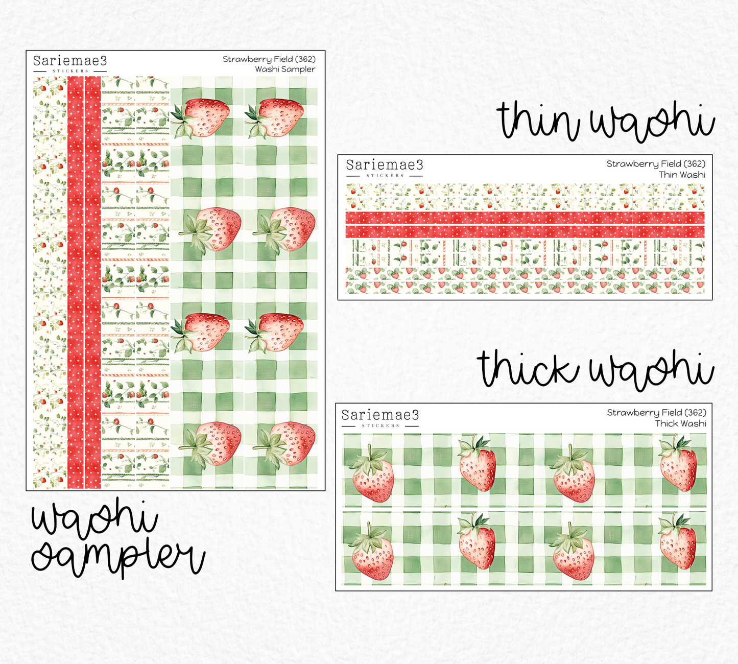 Weekly Kit Add Ons, Strawberry Field, Kit 362