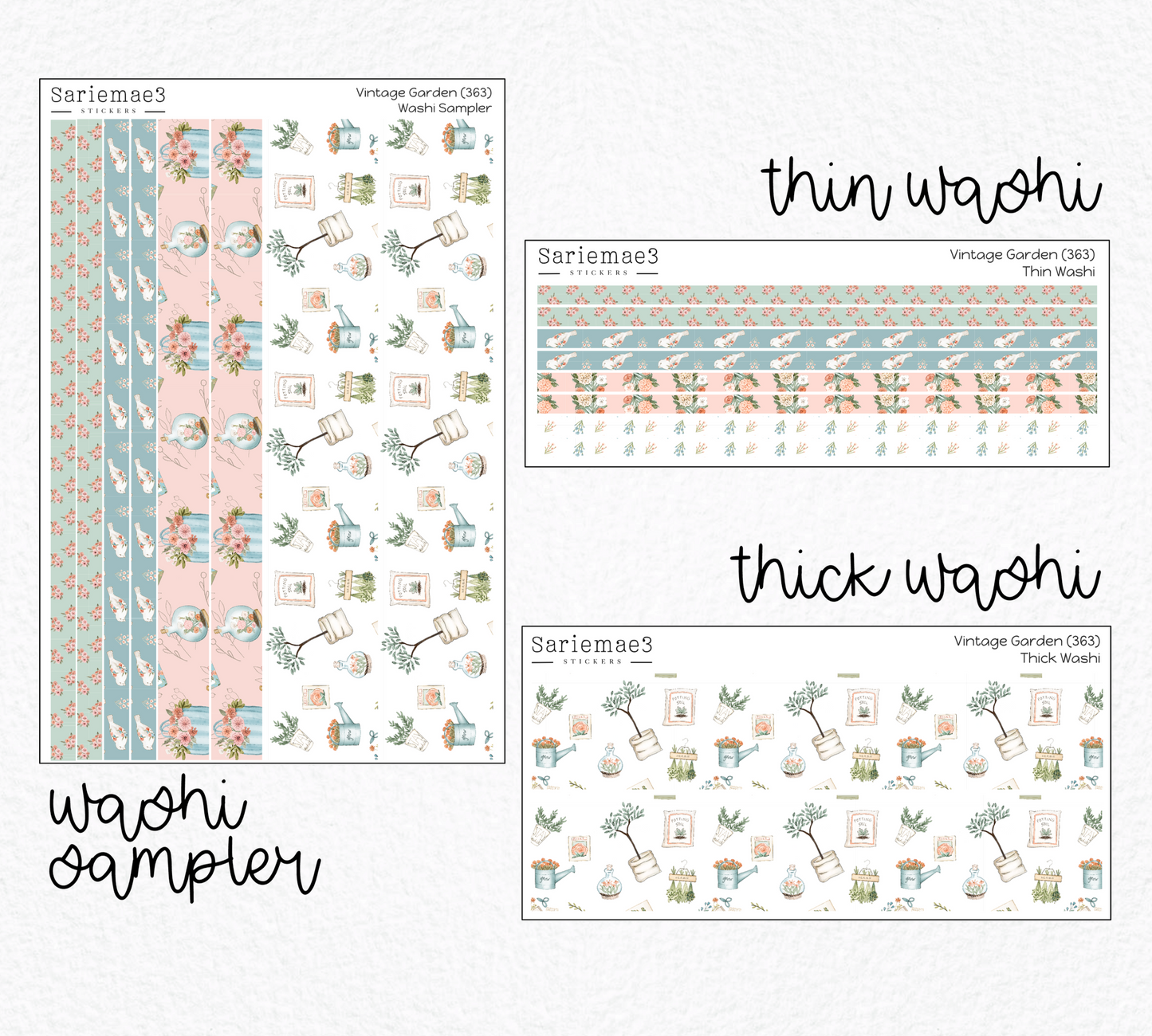 Weekly Kit Add Ons, Vintage Garden, Kit 363