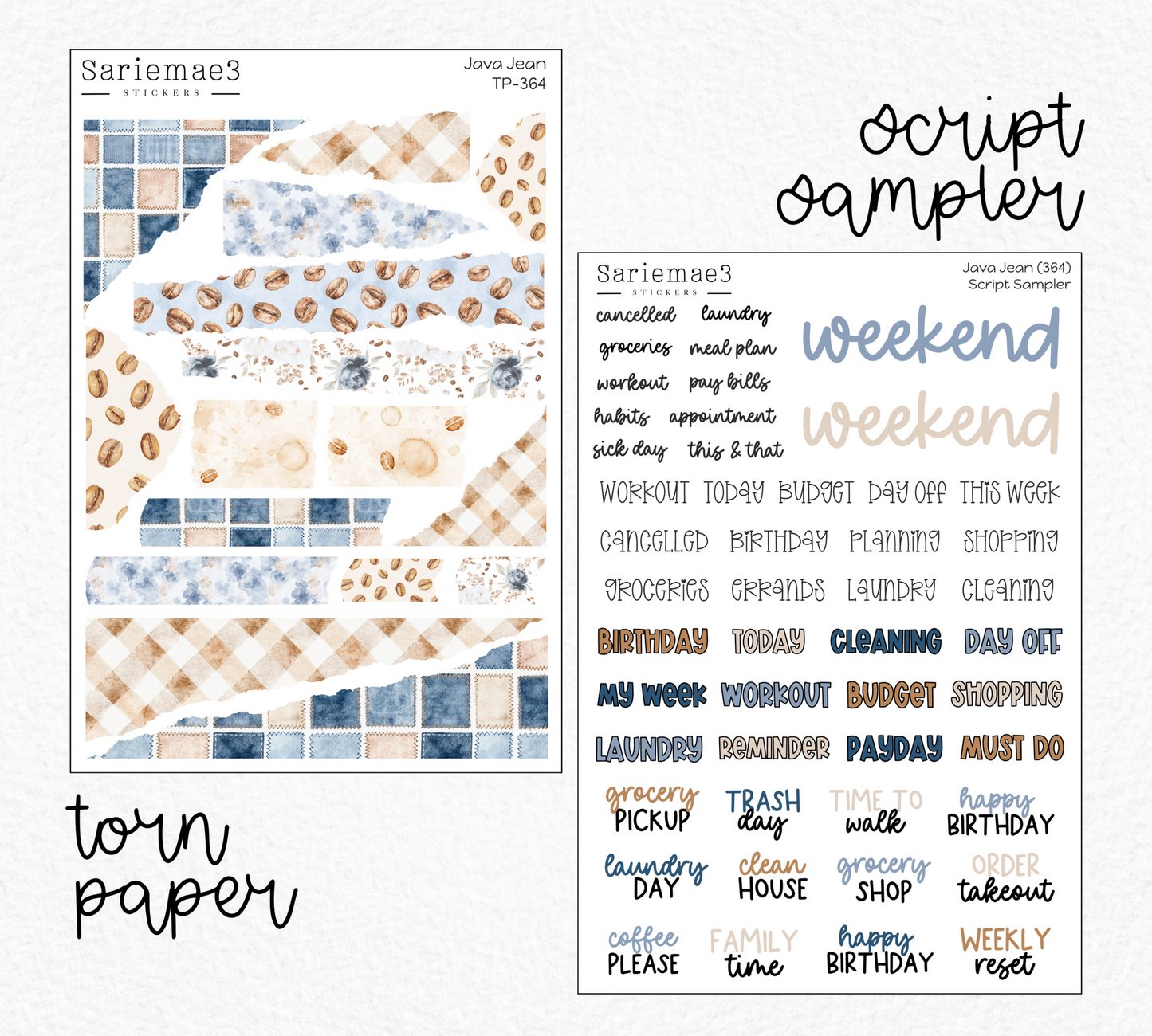 Weekly Kit Add Ons, Java Jean, Kit 364