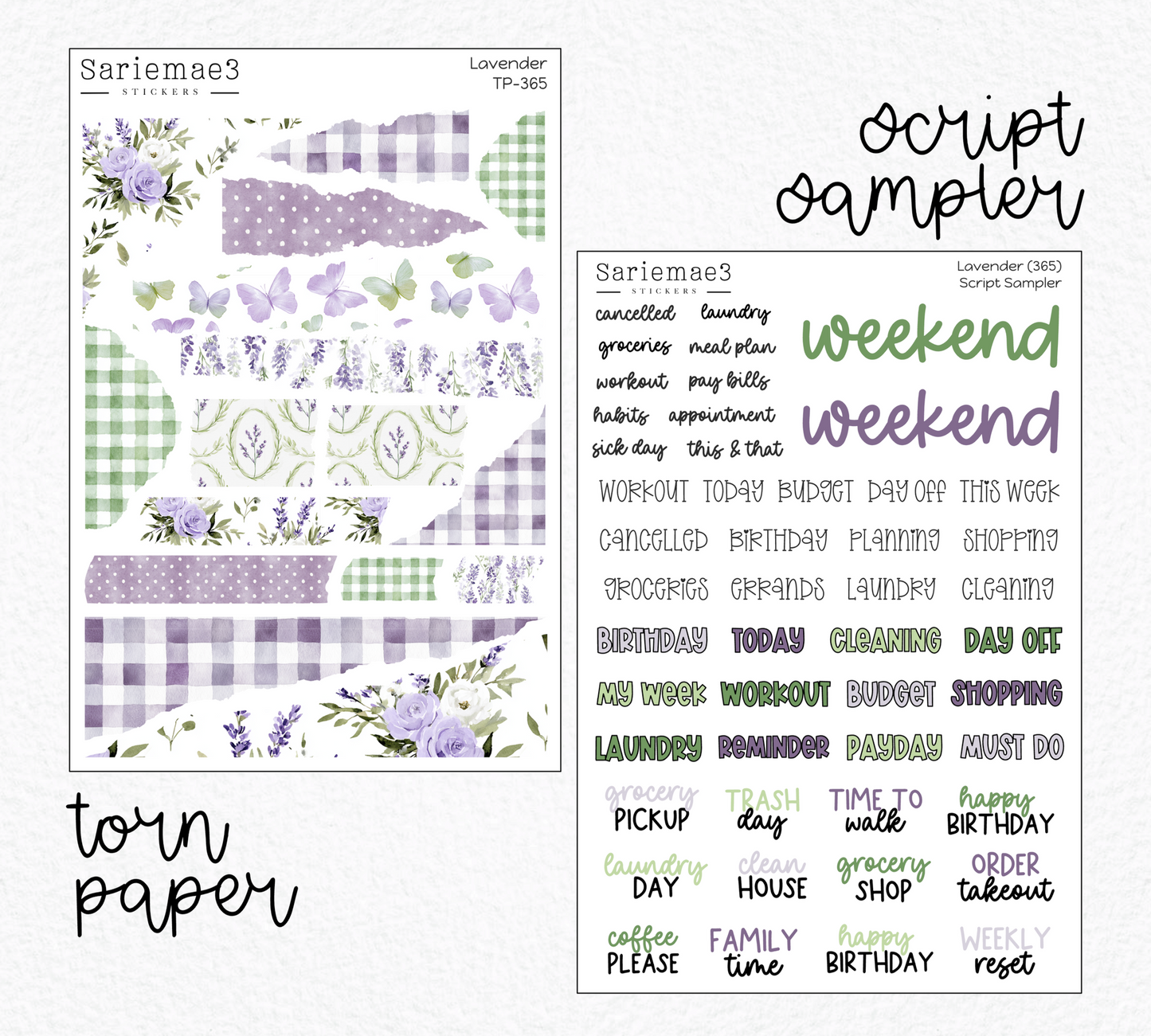Weekly Kit Add Ons, Lavender, Kit 365