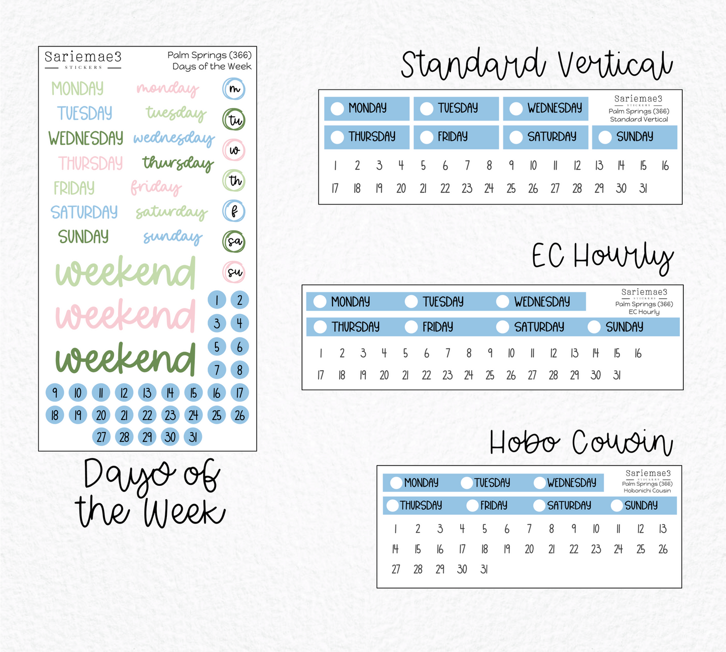 Weekly Kit Add Ons, Palm Springs, Kit 366