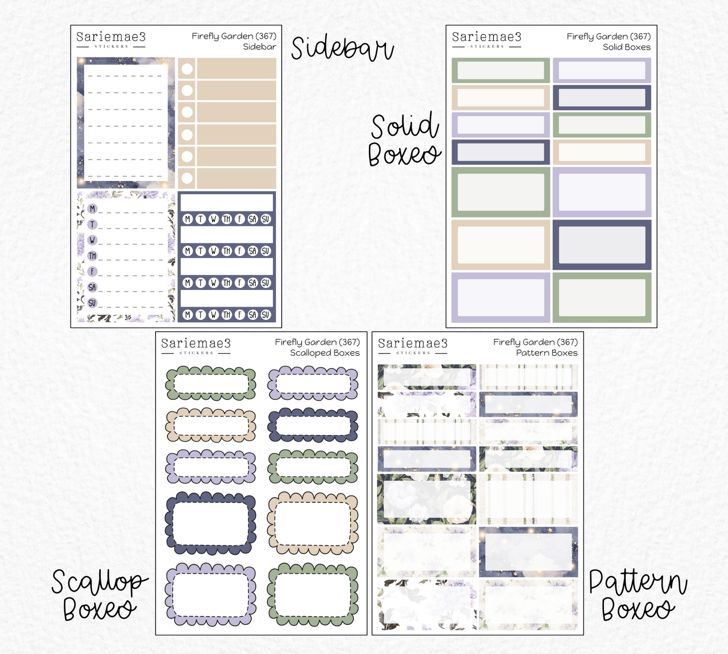 Weekly Kit Add Ons, Firefly Garden, Kit 367