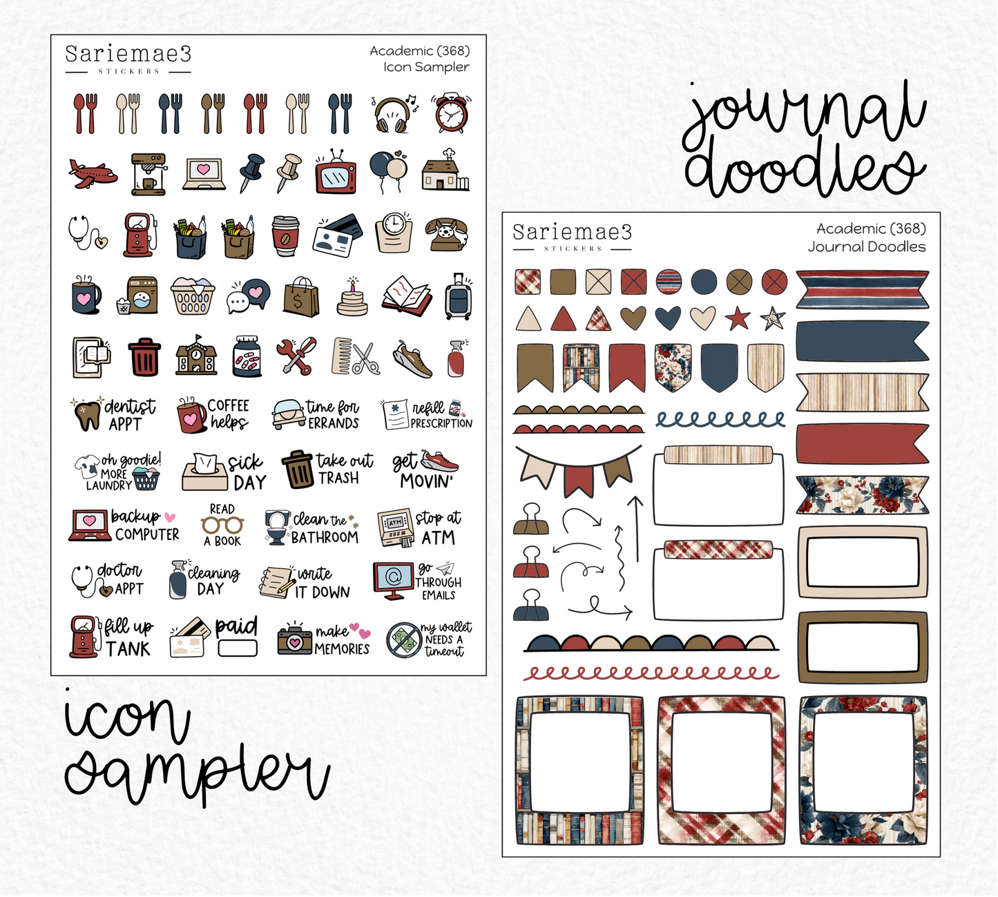 Weekly Kit Add Ons, Academic, Kit 368