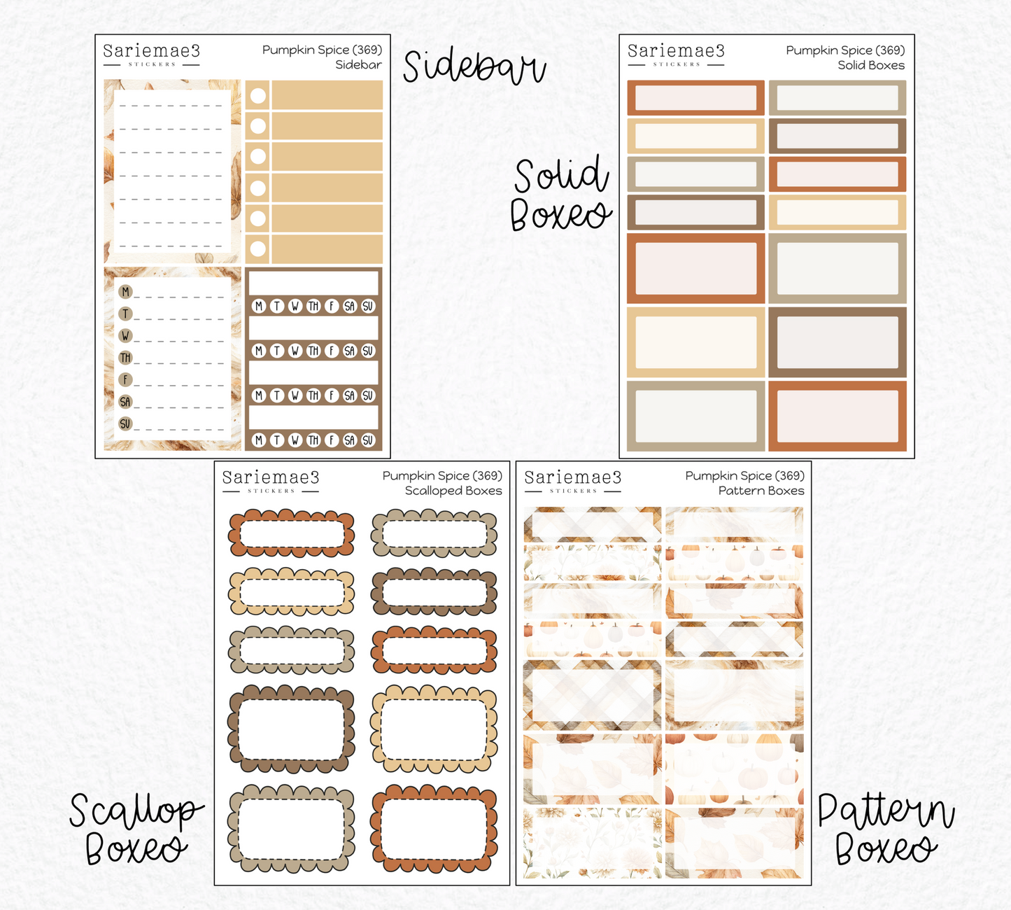 Weekly Kit Add Ons, Pumpkin Spice, Kit 369