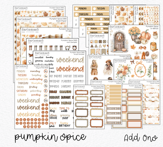 Journaling Kit, Pumpkin Spice, J-369
