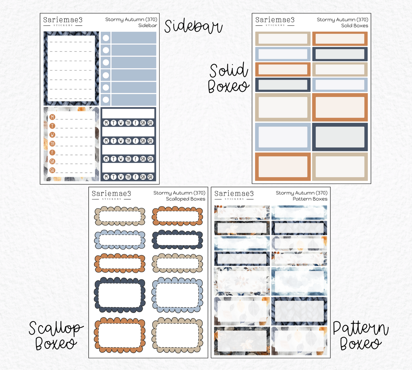 Weekly Kit Add Ons, Stormy Autumn, Kit 370
