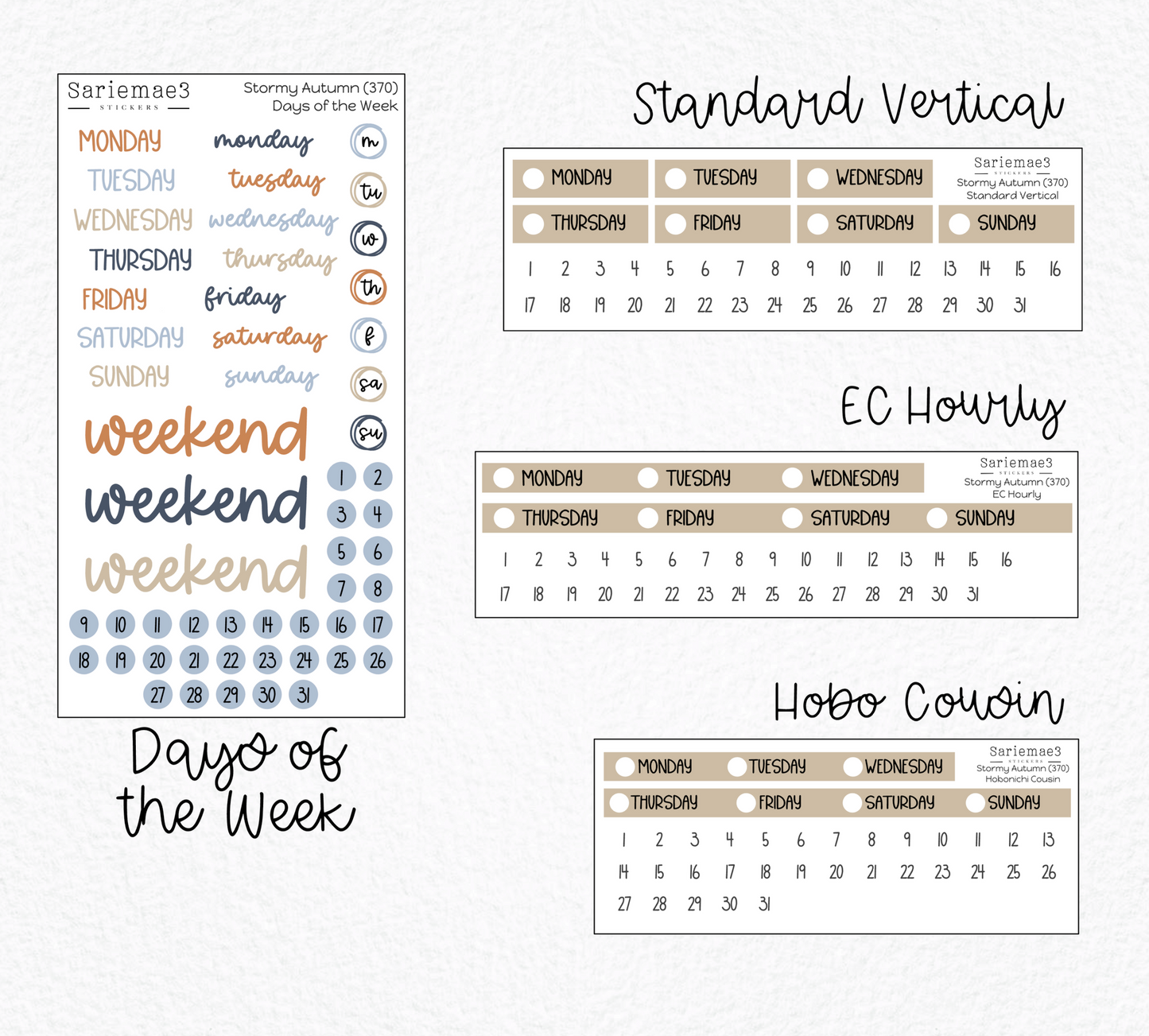 Weekly Kit Add Ons, Stormy Autumn, Kit 370