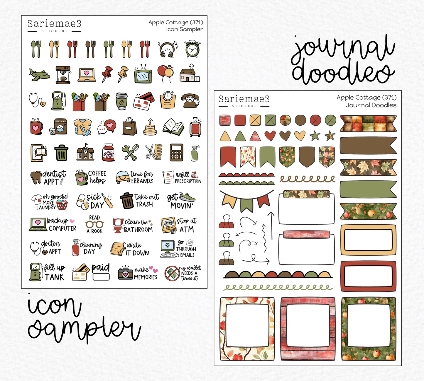 Weekly Kit Add Ons, Apple Cottage, Kit 371