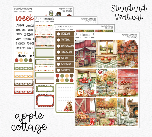 Vertical Weekly Kit, Apple Cottage, V-371