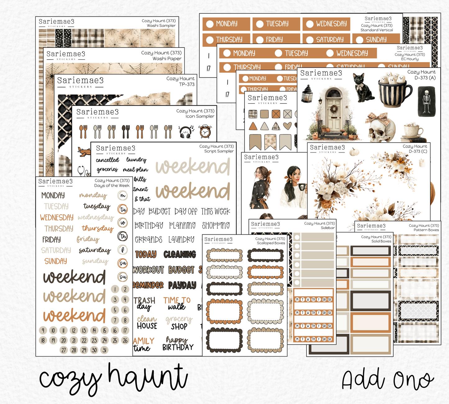 Daily Duo Kit (A5), Cozy Haunt, DDA5-373