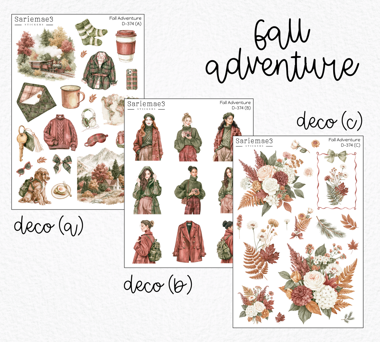 Weekly Kit Add Ons, Fall Adventure, Kit 374