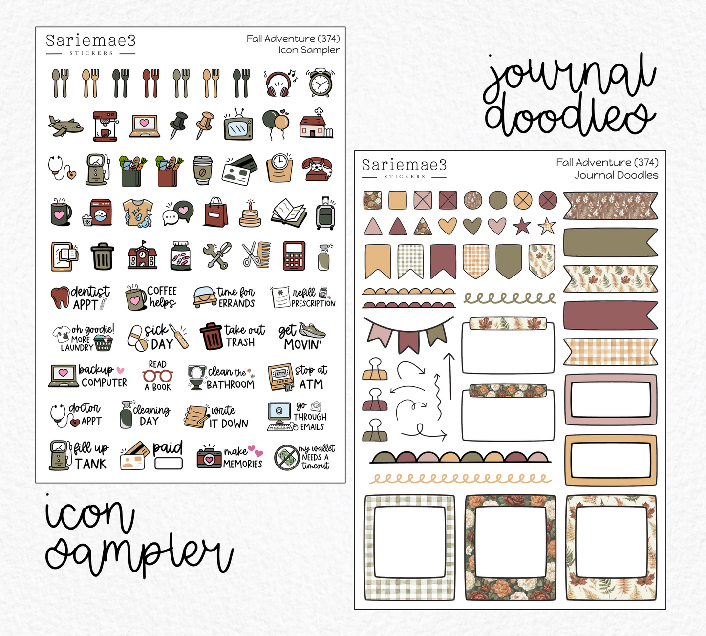 Weekly Kit Add Ons, Fall Adventure, Kit 374