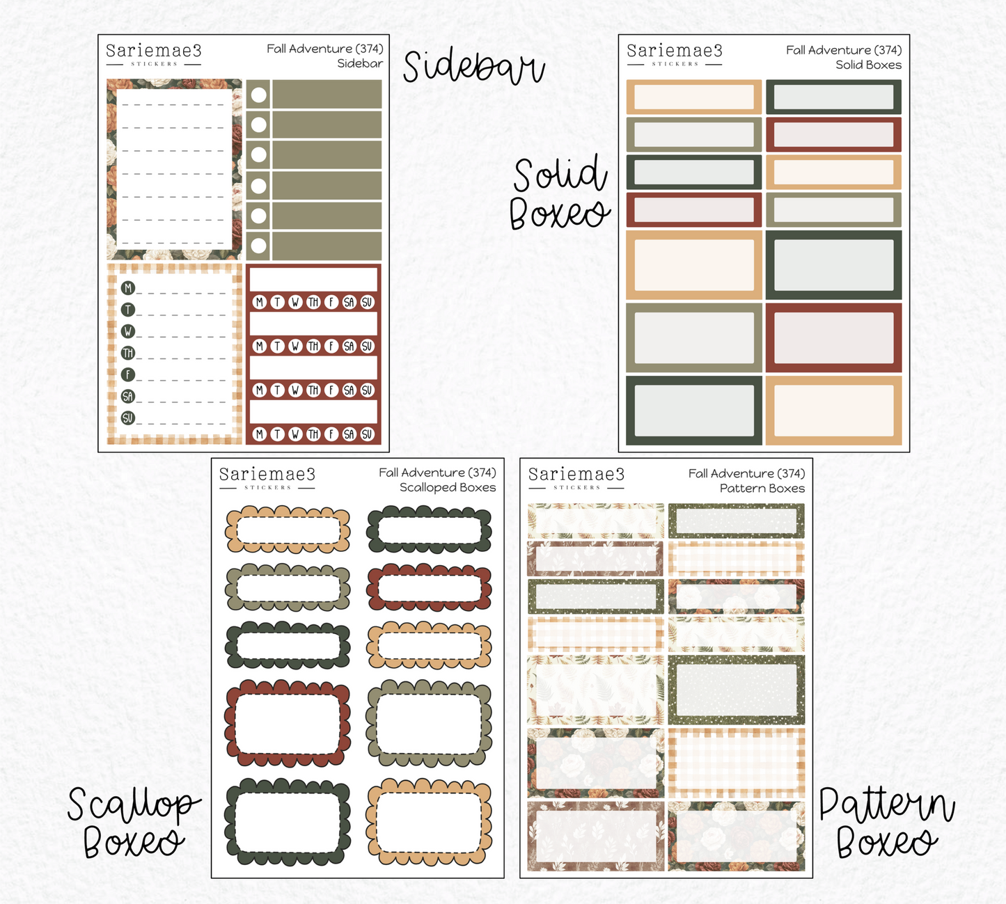 Weekly Kit Add Ons, Fall Adventure, Kit 374