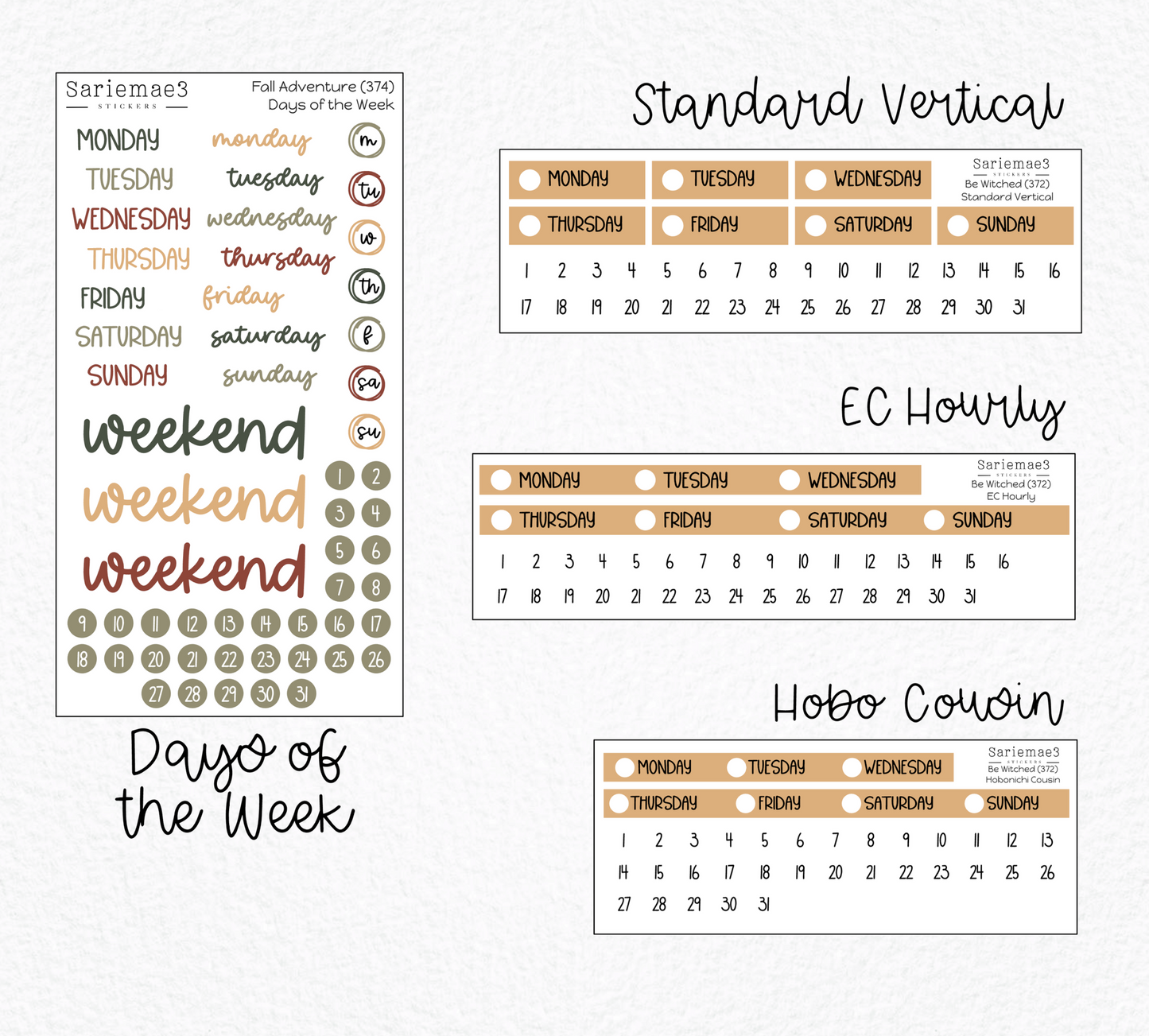 Weekly Kit Add Ons, Fall Adventure, Kit 374