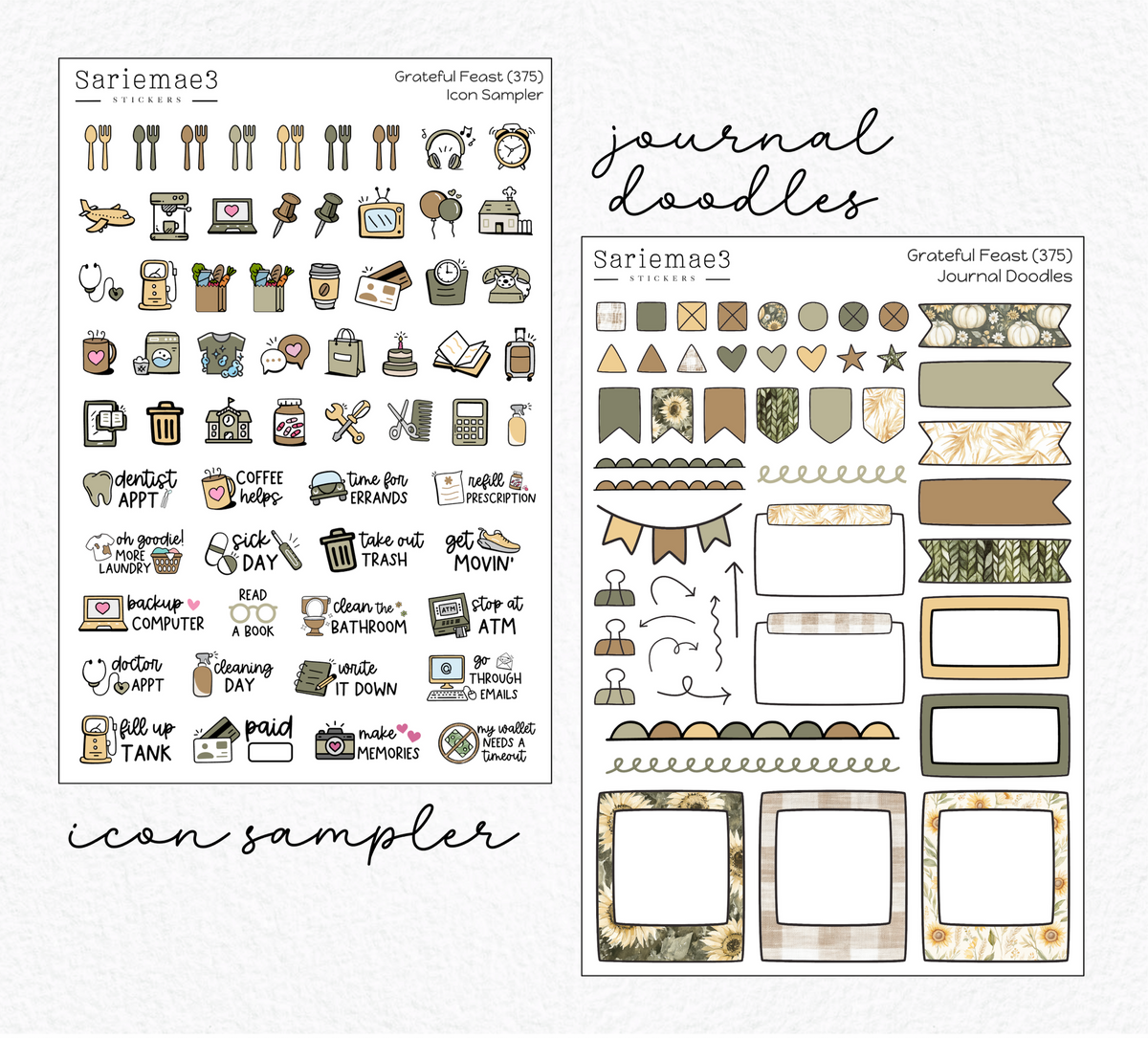 Weekly Kit Add Ons, Grateful Feast, Kit 375