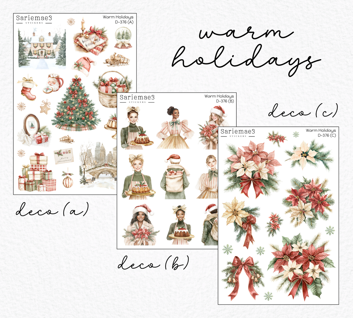 Weekly Kit Add Ons, Warm Holidays, Kit 376