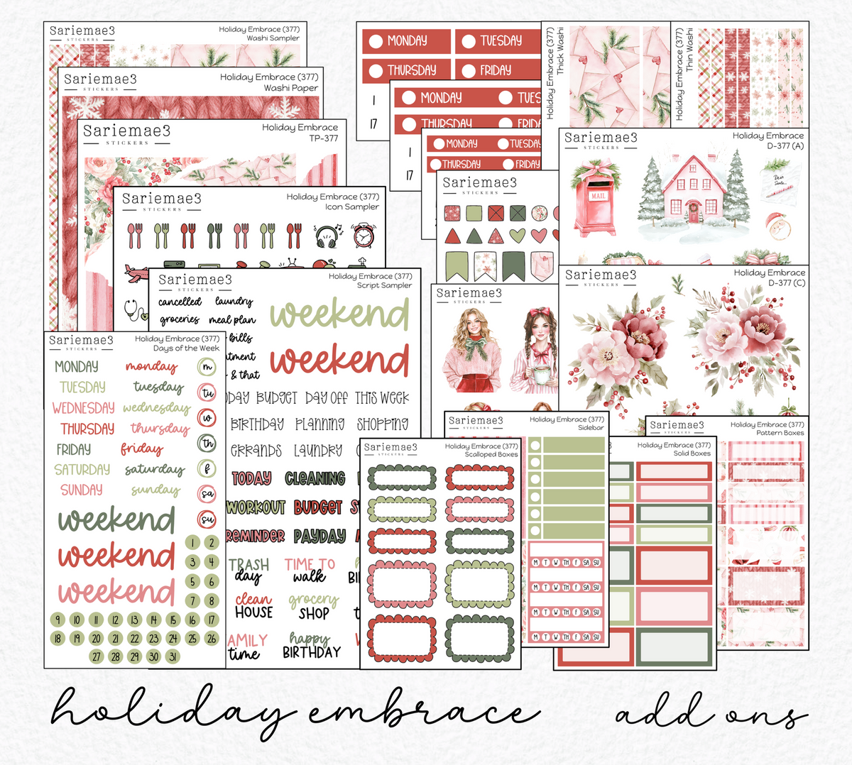 Journaling Kit, Holiday Embrace, J-377