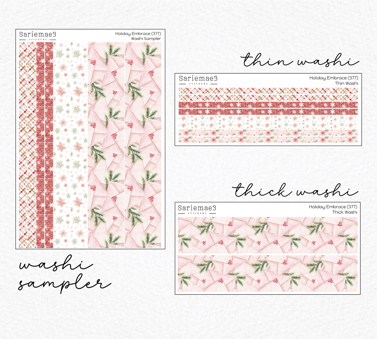 Weekly Kit Add Ons, Holiday Embrace, Kit 377