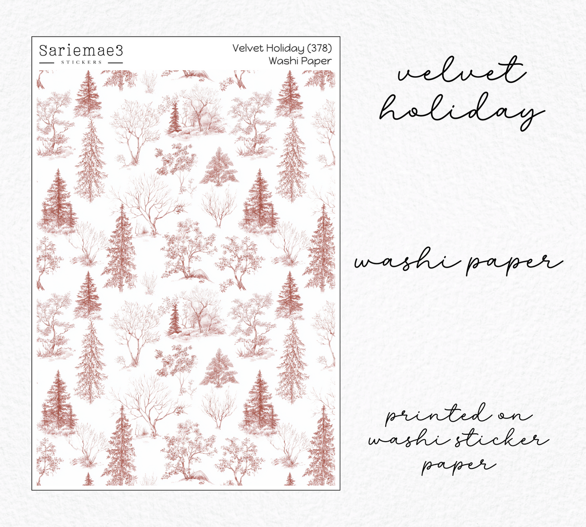 Weekly Kit Add Ons, Velvet Holiday, Kit 378