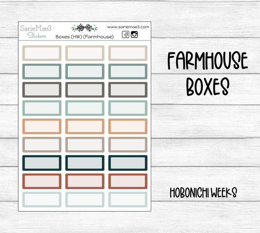 Boxes (Farmhouse) Hobo Weeks