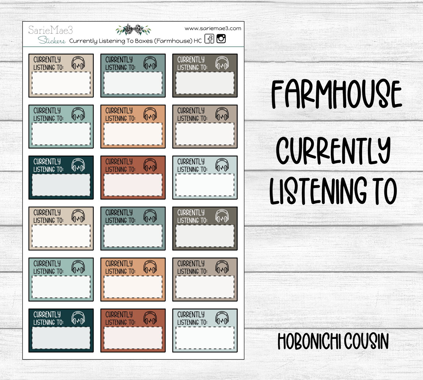Currently Listening To Boxes (Farmhouse) Hobo Cousin