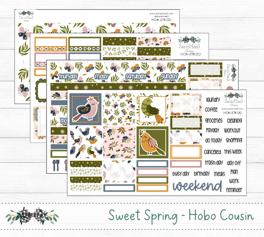 Hobonichi Cousin Kit, Sweet Spring, HCW-278